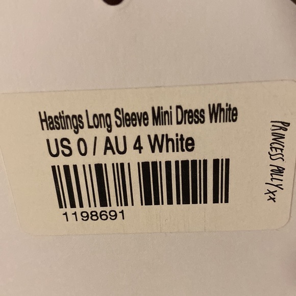 NWT Princess Polly Hastings Long Sleeve Mini Dress - Picture 7 of 8